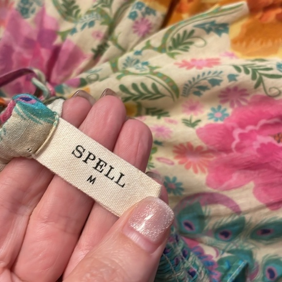 SPELL Boheme Strappy Maxi Dress- MED - Picture 11 of 12